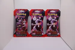 Pokemon TCG Destined Rivals Sleeved Booster Packs Sealed 3 sleeved Pack Lot S&V - Image 1