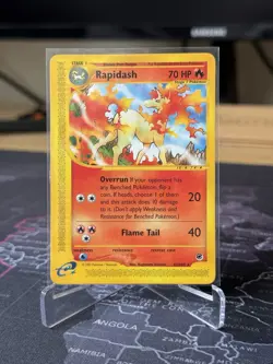 Rapidash 62/165 Pokemon Expedition E-Reader Non-Holo Rare Very Clean - Image 1