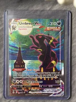 Pokemon Umbreon VMAX Alternate Art Secret Rare Evolving Skies 215/203 Holo - Image 1