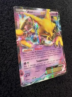 Pokemon Alakazam EX Ultra Rare Fates Collide Full Art Holo HP160 25/124 - Image 3
