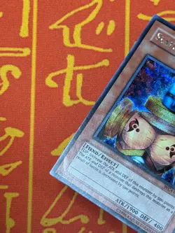 YUGIOH SLATE WARRIOR PRISMATIC SECRET RARE EXCELLENT WC4-003 - Image 5