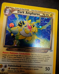 Dark Ampharos Holo Neo Destiny 1/105 ITA - Carta Pokemon Rara Olografica - Image 2