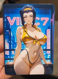 Faye Valentine - Fortnite - Goddess - DIY - Full Art - Glossy - Anime - TCG - Image 1