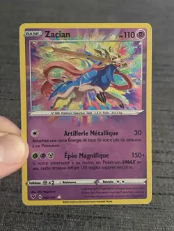 Carte Pokemon Zacian 082/185 Amazing Epee et Bouclier Francais - Image 4