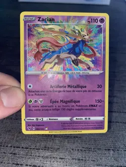 Carte Pokemon Zacian 082/185 Amazing Epee et Bouclier Francais - Image 5