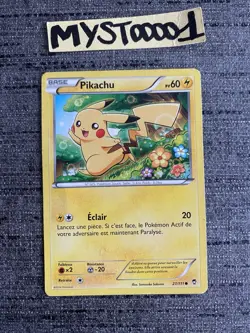 Carte Pokemon Pikachu 27/111 XY03 Poings Furieux Francais OCCASION - Image 1