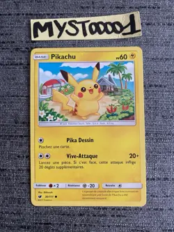 Carte Pokemon Pikachu 30/111 Invasion Carmin Francais OCCASION - Image 1