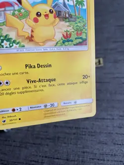 Carte Pokemon Pikachu 30/111 Invasion Carmin Francais OCCASION - Image 4