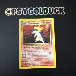 Pokemon TCG Typhlosion Neo Genesis 18/111 Holo Unlimited Holo Rare - Image 1
