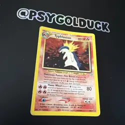 Pokemon TCG Typhlosion Neo Genesis 18/111 Holo Unlimited Holo Rare - Image 2