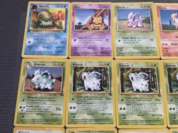 Lot de 15 Cartes Pokemon Ed1 Ed2 Wizard Set de Base Jungle Fossile - Image 2