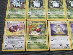 Lot de 15 Cartes Pokemon Ed1 Ed2 Wizard Set de Base Jungle Fossile - Image 4