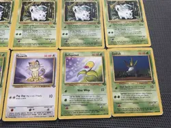 Lot de 15 Cartes Pokemon Ed1 Ed2 Wizard Set de Base Jungle Fossile - Image 5