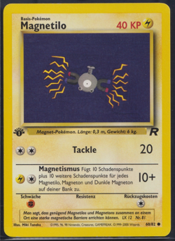 Pokemon - Magnetilo 60/82- Team Rocket 1.Edition - Deutsch - EX - Image 1