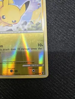 Pikachu 61/90 Common Reverse Holo HGSS Undaunted Pokemon - Image 5