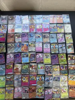 X80 Pokemon Holos / Full Art Bundle Joblot EX 99p Start! Poke - Image 1