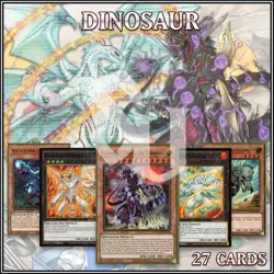 DINOSAUR DECK 27 | Dolkka Laggia Fossil Dyna Souleating YuGiOh - Image 1