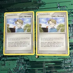 Celio's Network 73/100 EX Crystal Guardians Pokemon Card Trainer Non-Holo 2 - Image 1
