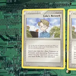 Celio's Network 73/100 EX Crystal Guardians Pokemon Card Trainer Non-Holo 2 - Image 2