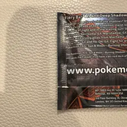 Pokemon TCG Burning Shadows Booster Pack English 10 Cards Marshadow - Image 4