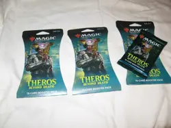 Magic The Gathering Theros Beyond Death 3 Packs 15 Cards Booster - Image 1