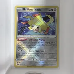 Pokemon Radiant Jirachi Basic Holo Radiant Rare 120/195 Silver Tempest Card - Image 1