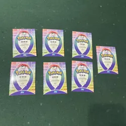 Topps Pokemon Johto Series 1 Stickers lot of 7 cards - Image 2