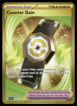 Pokemon Cards Counter Gain 249/191 Surging Sparks Hyper Rare NM - Image 1