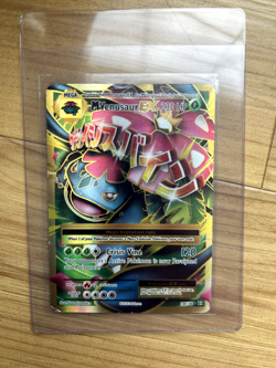 Mega Venusaur EX (Full Art) 100/108 Evolutions Holo Awesome Classic Pokemon Card - Image 1