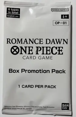One Piece Card Game OP-01 Romance Dawn Box Promotion Pack - Sealed English - Image 1