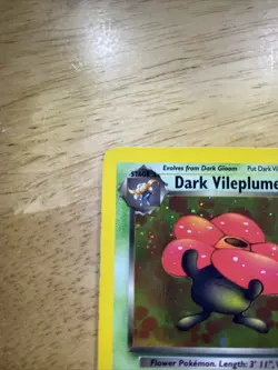 Pokemon TCG Dark Vileplume Holo Card 13/82 LP Condition - Image 3