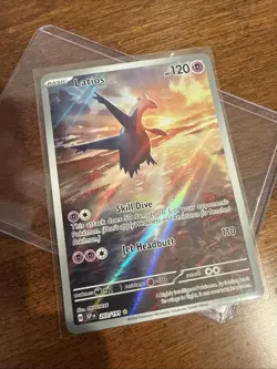 Latios 203/191 Illustration Rare Surging Sparks Pokemon Card NM - Image 3