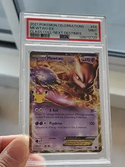 PSA 9 Grading Card Pokemon PTCG - Mewtow EX Celebrations Classic Collection #54 - Image 3