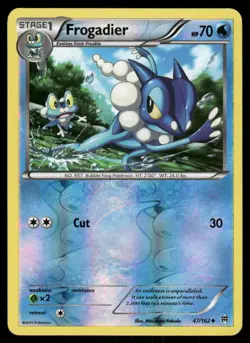 Pokemon Cards Frogadier 47/162 Reverse Holo BREAKthrough XY NM - Image 1