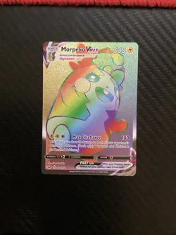 Morpeko VMAX (Secret) 204/202 Sword & Shield Base Set NM Pokemon Card TCG - Image 1