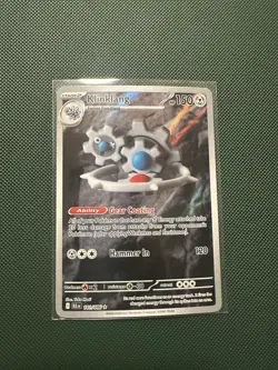Yuka Morii Klinklang 141/086 Illustration Black Bolt, Rare Pokemon TCG Card NM++ - Image 3