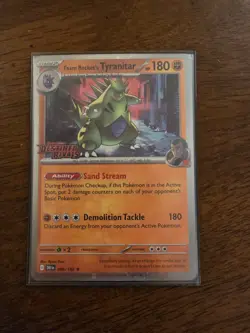 Team Rocket's Tyranitar (Prerelease) 096/182 Miscellaneous Cards & Products Holo - Image 1