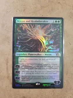 MTG: Wrenn and Realmbreaker FOIL MYTHIC #217, NM March of the Machines Card!! - Image 1