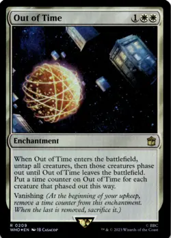 MTG Out of Time Foil NM Doctor Who Magic 209 - Image 1