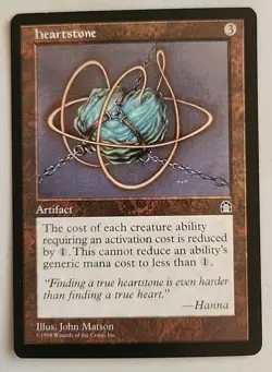 Heartstone Stronghold Regular LP Lightly Played MTG - Image 1