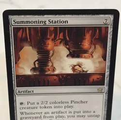🔥 Summoning Station 🔥 MTG Fifth Dawn RARE Magic the Gathering NM/LP #158 - Image 3
