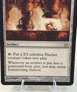 🔥 Summoning Station 🔥 MTG Fifth Dawn RARE Magic the Gathering NM/LP #158 - Image 4