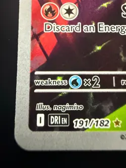 Team Rockets Houndoom 191/182 Destined Rivals Pokemon TCG Gold Star Full Art - Image 2