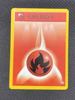 Fire Energy 107/111 -Pokemon Neo Genesis Set COMMON NEAR MINT NM - Image 1