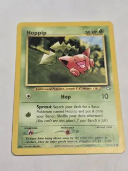 Hoppip 61/111 Pokemon TCG Neo Genesis Vintage WOTC Card Regular (Light Play) 1 - Image 1