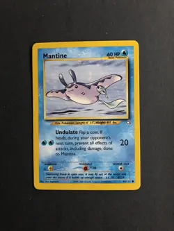 Pokemon TCG Mantine Neo Genesis 64 Regular Unlimited Common - Image 1