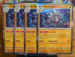 Pokemon TCG Destined Rivals Annihilape Holo Rare 092/182 x4 Playset - Image 1