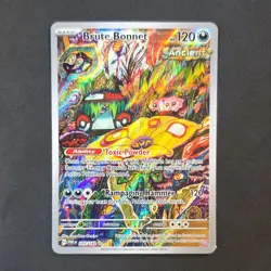 Pokemon Brute Bonnet 207/182 SV04: Paradox Rift Illustration Rare Holo - Image 1