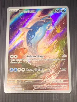 Pokemon Dondozo Illustration Rare SV01 207/198 Holo Basic 160 HP English - Image 1