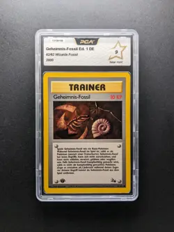 2000 Pokemon GEHEIMNIS-FOSSIL - 1. Edition - 62/62 - Fossil DE - PCA 9 - Image 1